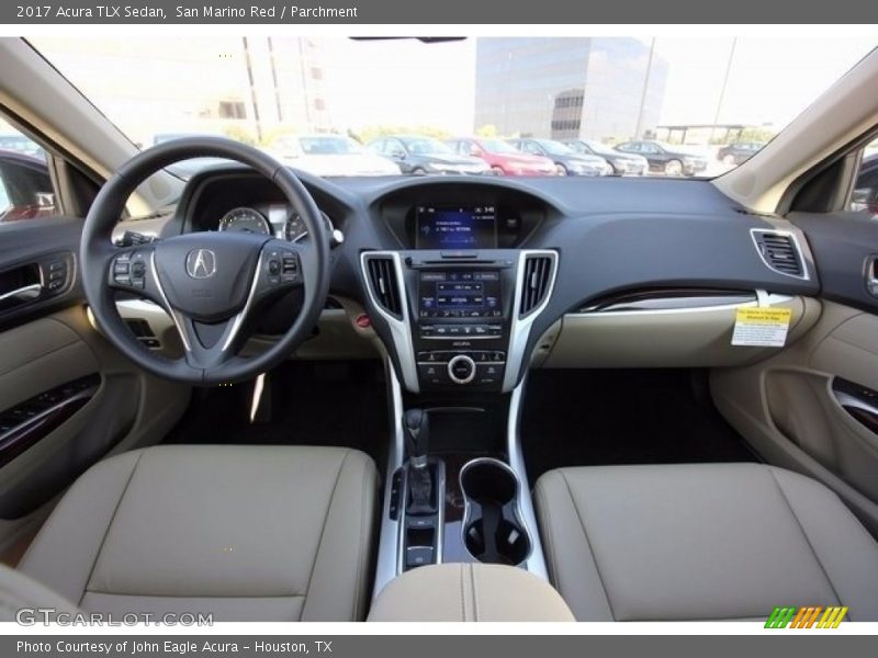 San Marino Red / Parchment 2017 Acura TLX Sedan