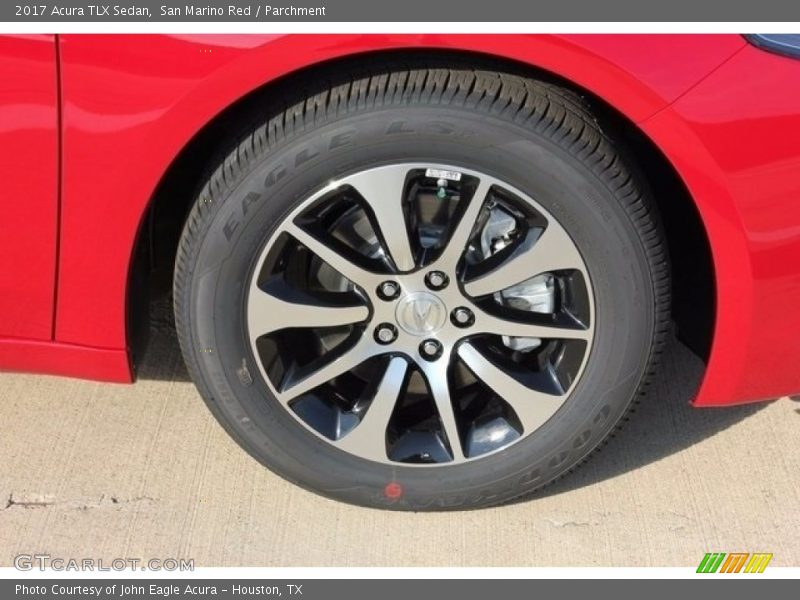 San Marino Red / Parchment 2017 Acura TLX Sedan