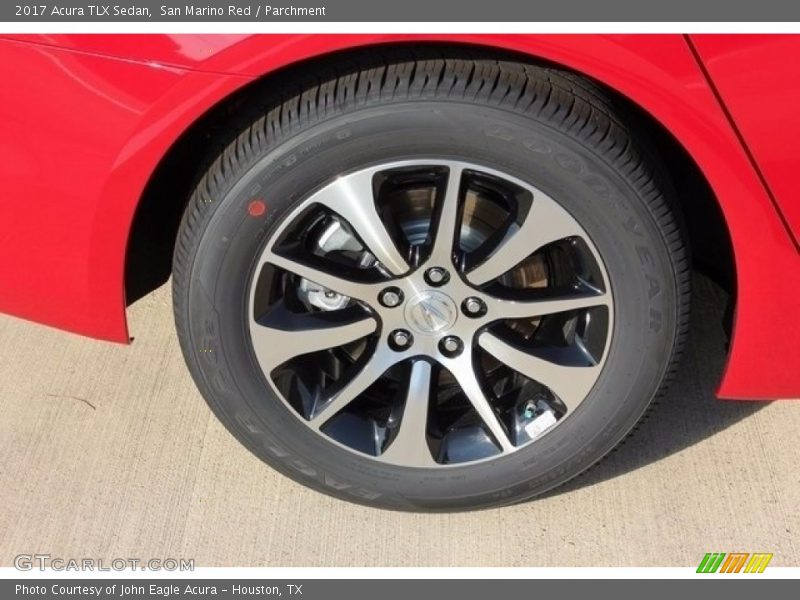 San Marino Red / Parchment 2017 Acura TLX Sedan