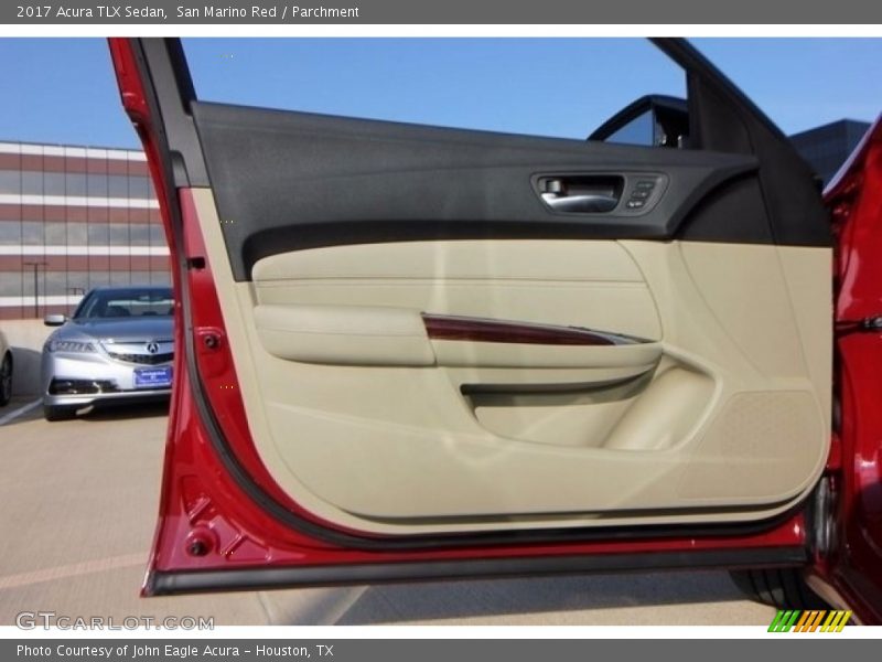 San Marino Red / Parchment 2017 Acura TLX Sedan