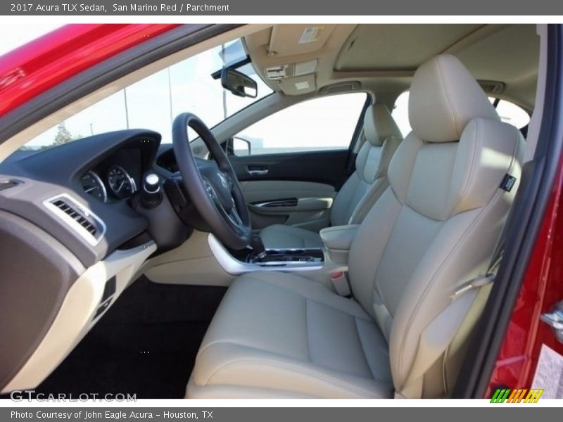 San Marino Red / Parchment 2017 Acura TLX Sedan