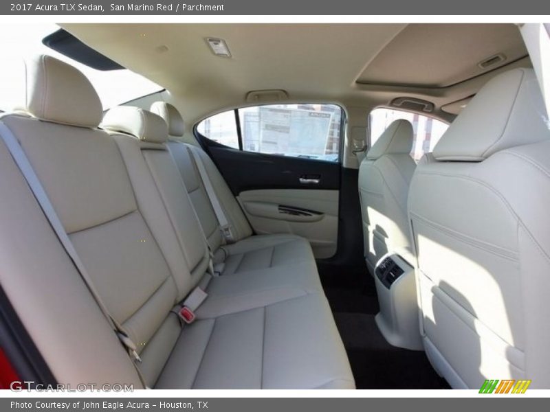 San Marino Red / Parchment 2017 Acura TLX Sedan