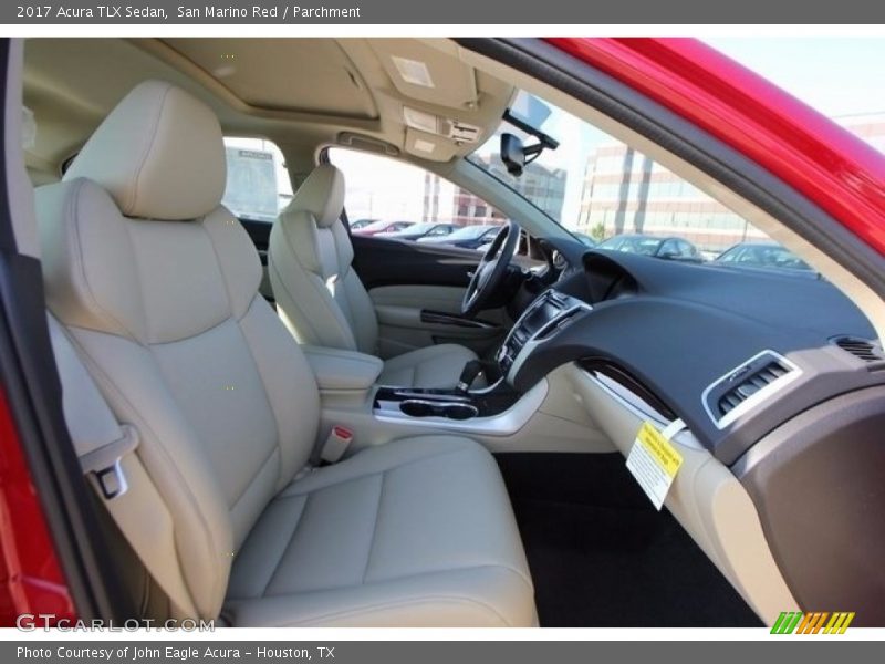 San Marino Red / Parchment 2017 Acura TLX Sedan