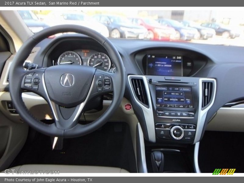 San Marino Red / Parchment 2017 Acura TLX Sedan