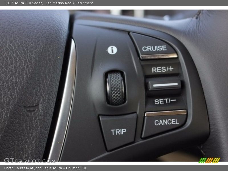 San Marino Red / Parchment 2017 Acura TLX Sedan