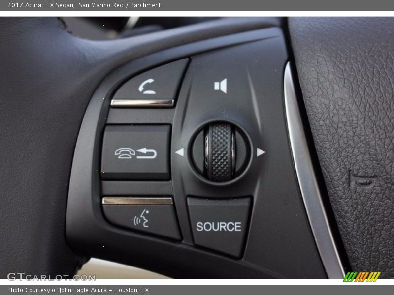 San Marino Red / Parchment 2017 Acura TLX Sedan