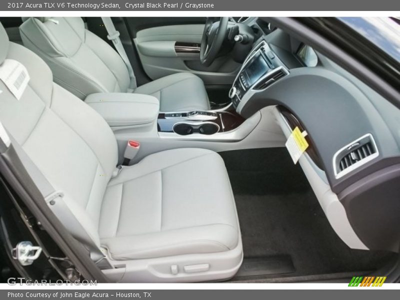 Crystal Black Pearl / Graystone 2017 Acura TLX V6 Technology Sedan