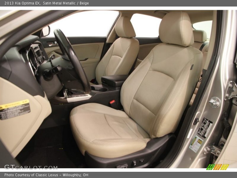 Satin Metal Metallic / Beige 2013 Kia Optima EX
