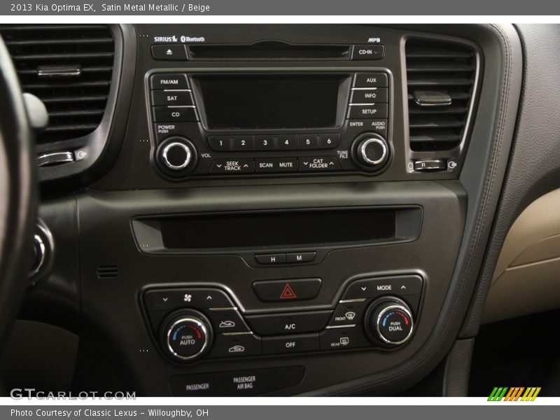 Satin Metal Metallic / Beige 2013 Kia Optima EX