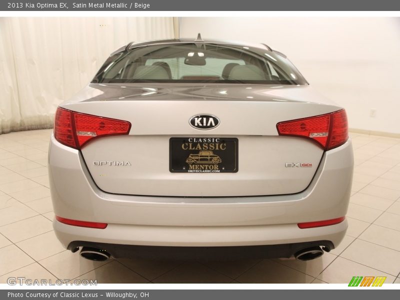 Satin Metal Metallic / Beige 2013 Kia Optima EX