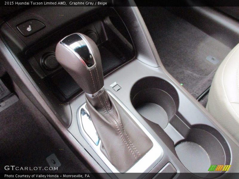 Graphite Gray / Beige 2015 Hyundai Tucson Limited AWD