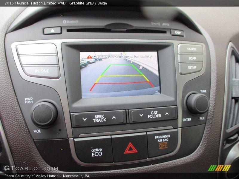 Graphite Gray / Beige 2015 Hyundai Tucson Limited AWD