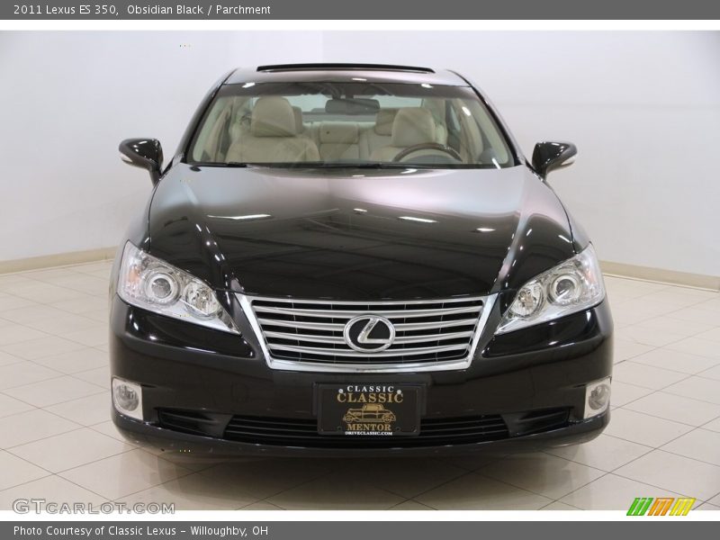 Obsidian Black / Parchment 2011 Lexus ES 350