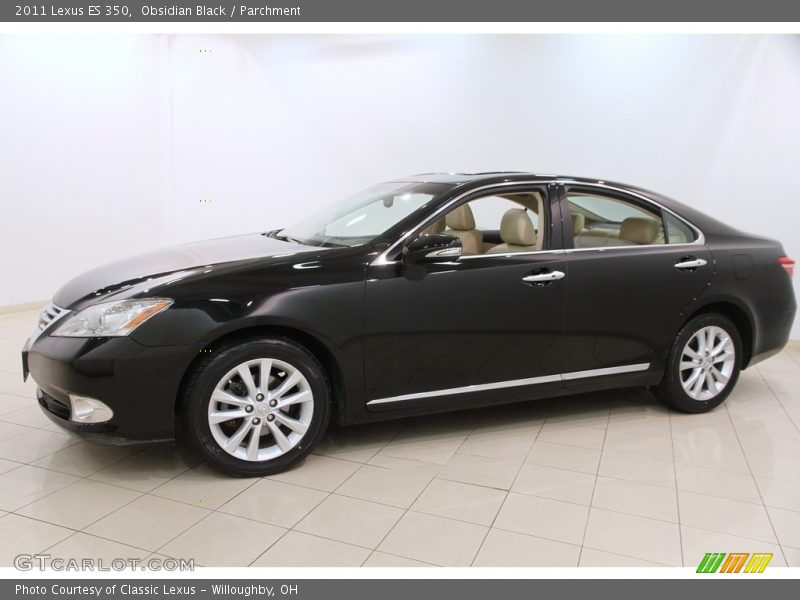Obsidian Black / Parchment 2011 Lexus ES 350
