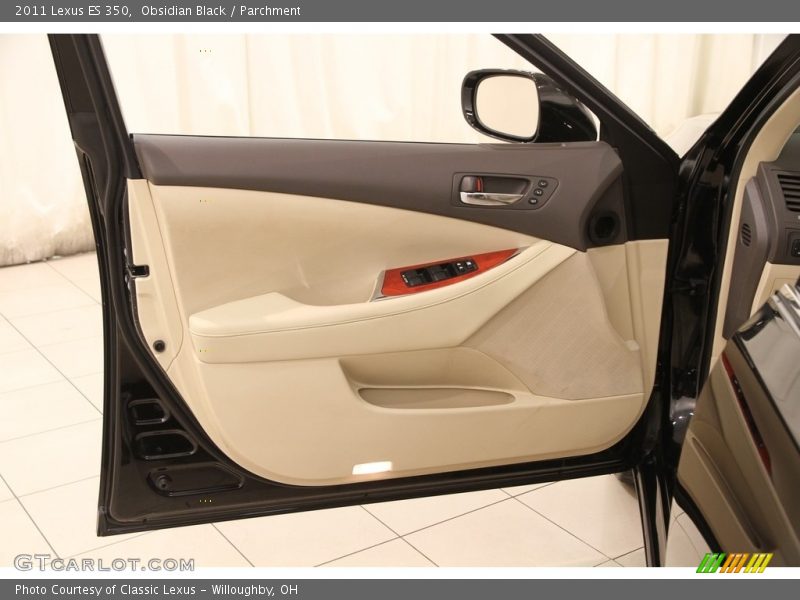Obsidian Black / Parchment 2011 Lexus ES 350