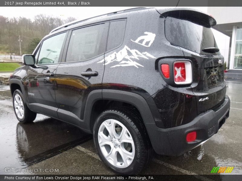 Black / Black 2017 Jeep Renegade Limited 4x4