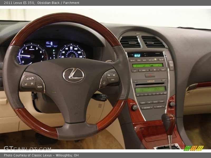 Obsidian Black / Parchment 2011 Lexus ES 350