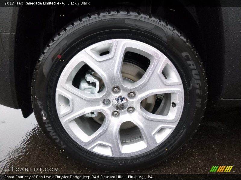 Black / Black 2017 Jeep Renegade Limited 4x4
