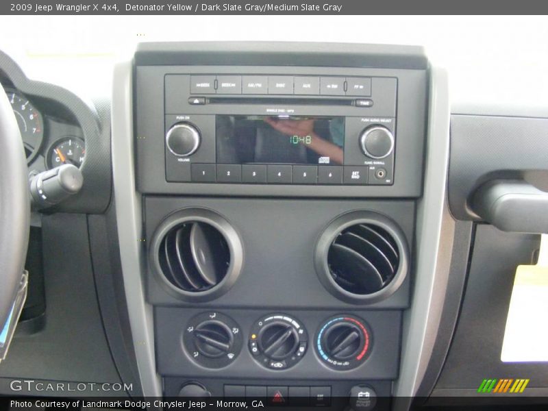 Detonator Yellow / Dark Slate Gray/Medium Slate Gray 2009 Jeep Wrangler X 4x4