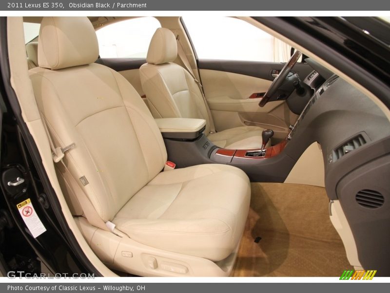 Obsidian Black / Parchment 2011 Lexus ES 350
