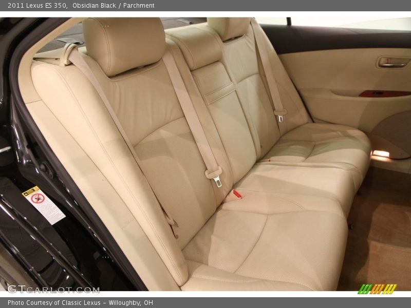 Obsidian Black / Parchment 2011 Lexus ES 350