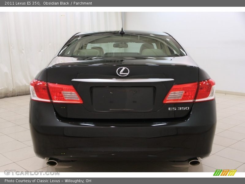 Obsidian Black / Parchment 2011 Lexus ES 350
