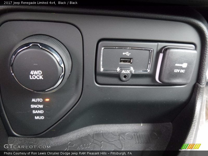 Black / Black 2017 Jeep Renegade Limited 4x4