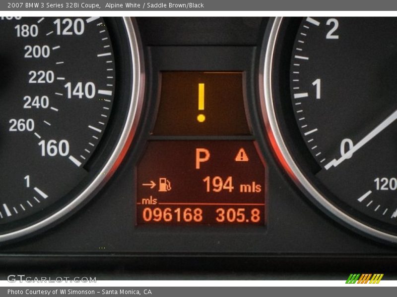 Alpine White / Saddle Brown/Black 2007 BMW 3 Series 328i Coupe