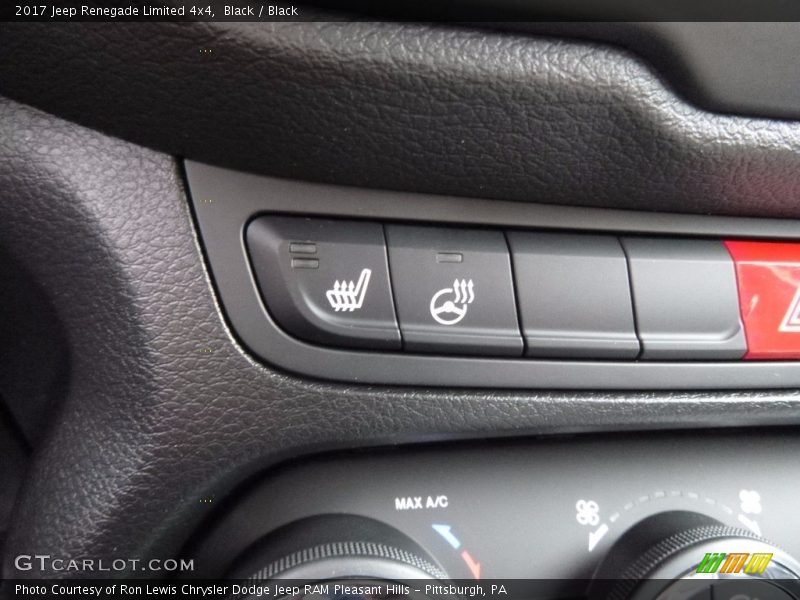 Black / Black 2017 Jeep Renegade Limited 4x4