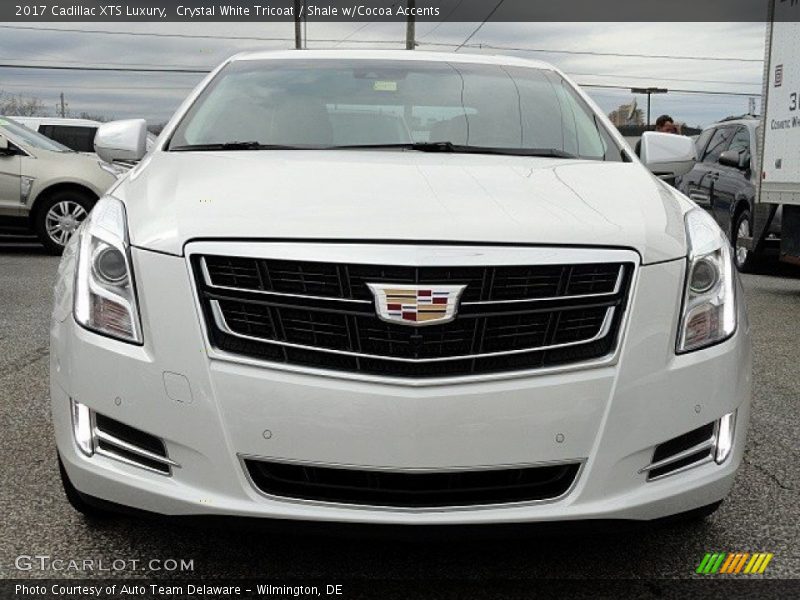 Crystal White Tricoat / Shale w/Cocoa Accents 2017 Cadillac XTS Luxury