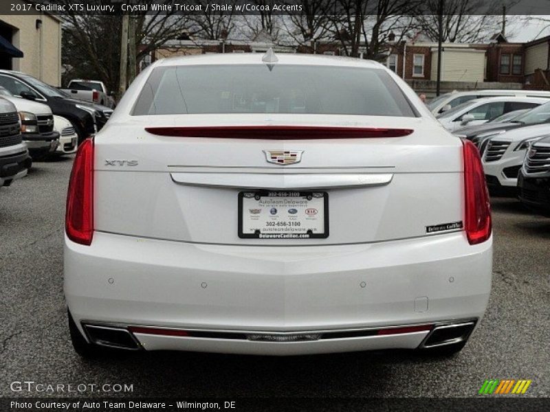 Crystal White Tricoat / Shale w/Cocoa Accents 2017 Cadillac XTS Luxury