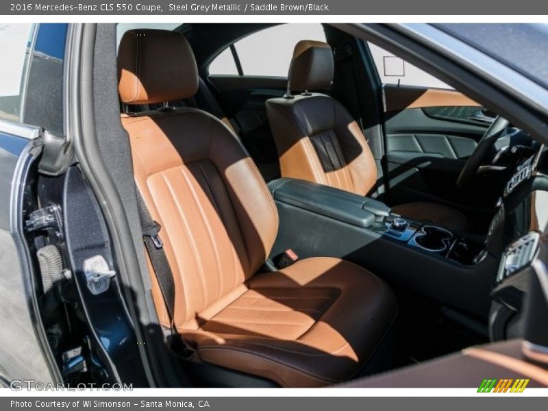 Steel Grey Metallic / Saddle Brown/Black 2016 Mercedes-Benz CLS 550 Coupe