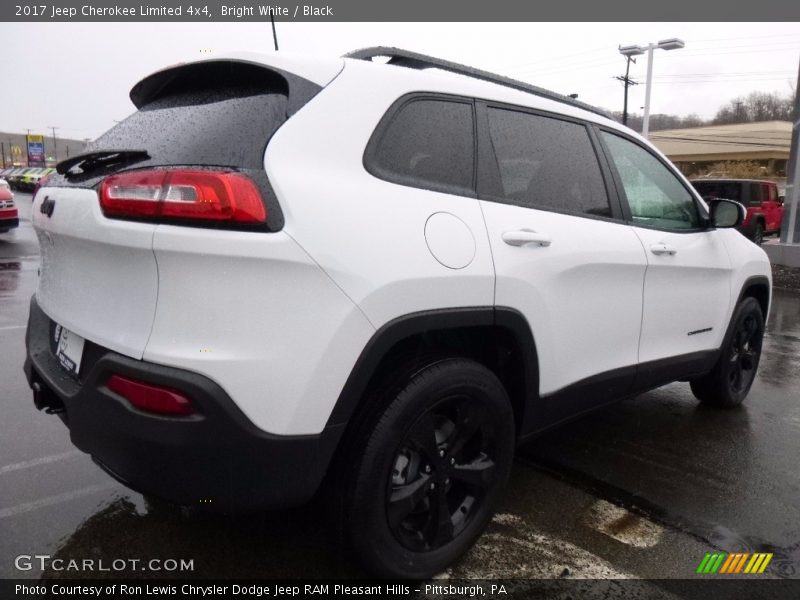 Bright White / Black 2017 Jeep Cherokee Limited 4x4