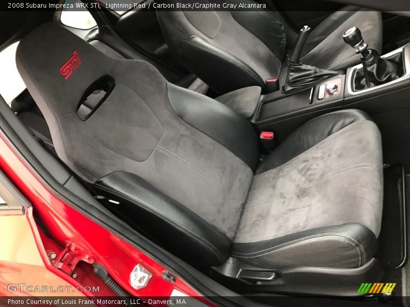 Front Seat of 2008 Impreza WRX STi