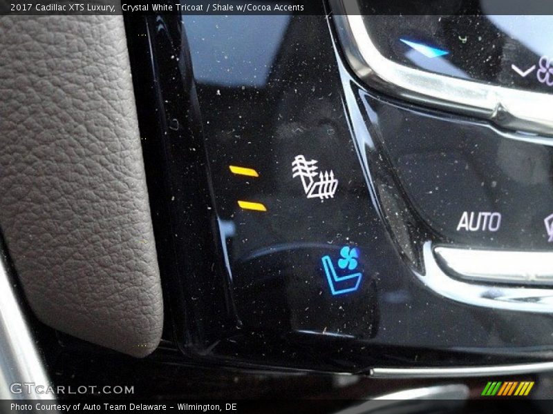 Crystal White Tricoat / Shale w/Cocoa Accents 2017 Cadillac XTS Luxury