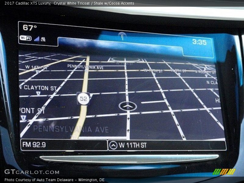 Crystal White Tricoat / Shale w/Cocoa Accents 2017 Cadillac XTS Luxury