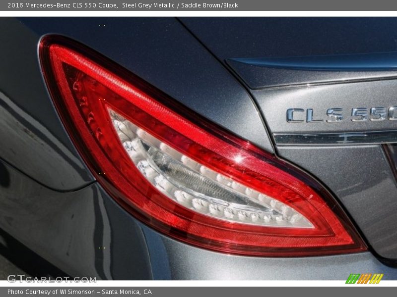 Steel Grey Metallic / Saddle Brown/Black 2016 Mercedes-Benz CLS 550 Coupe