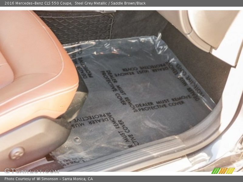 Steel Grey Metallic / Saddle Brown/Black 2016 Mercedes-Benz CLS 550 Coupe