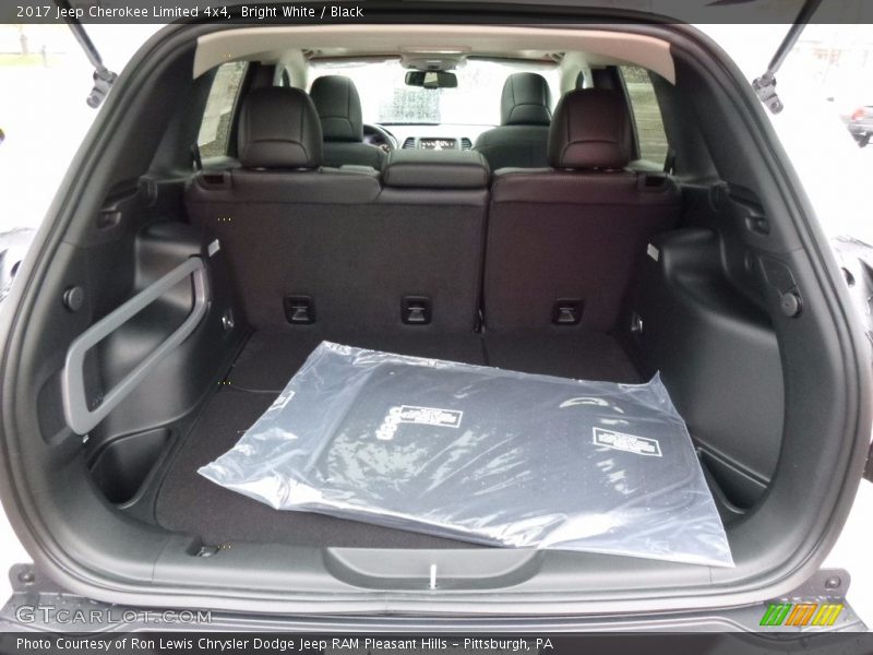 Bright White / Black 2017 Jeep Cherokee Limited 4x4