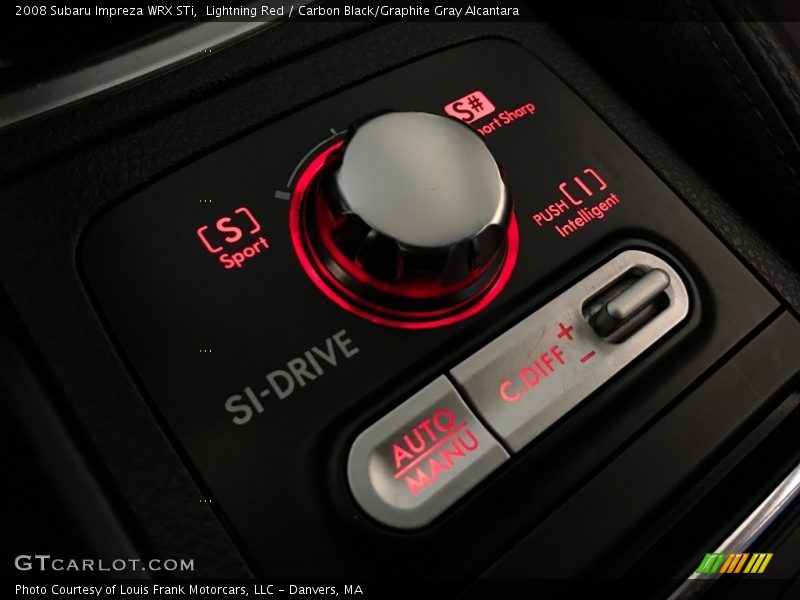 Controls of 2008 Impreza WRX STi