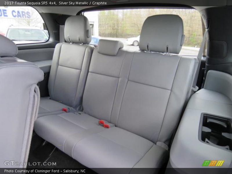 Rear Seat of 2017 Sequoia SR5 4x4