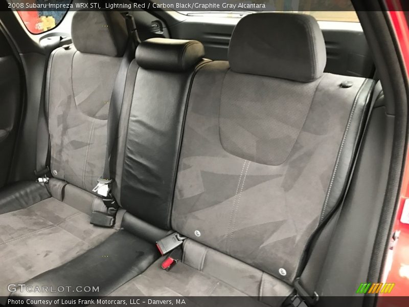 Rear Seat of 2008 Impreza WRX STi