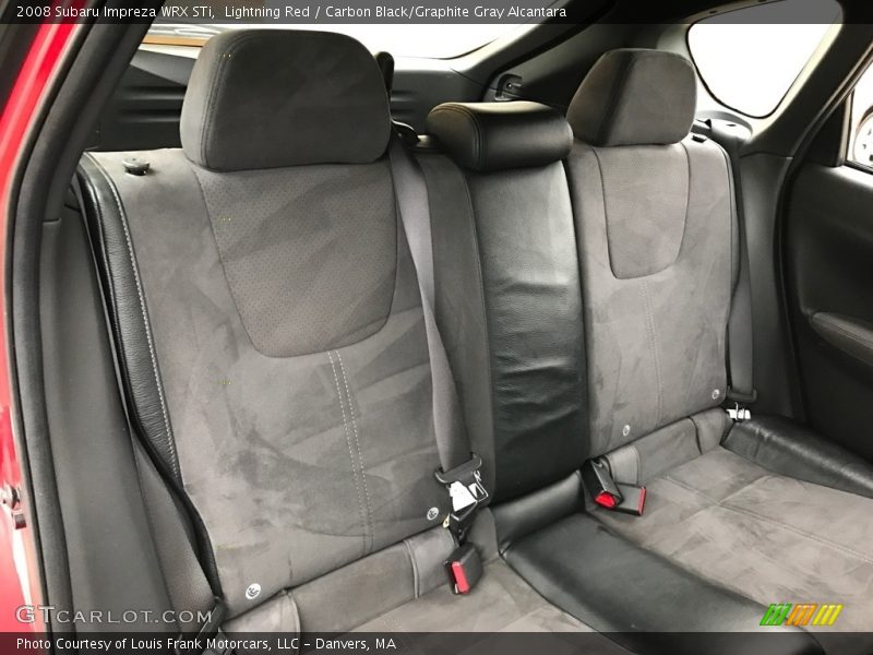 Rear Seat of 2008 Impreza WRX STi
