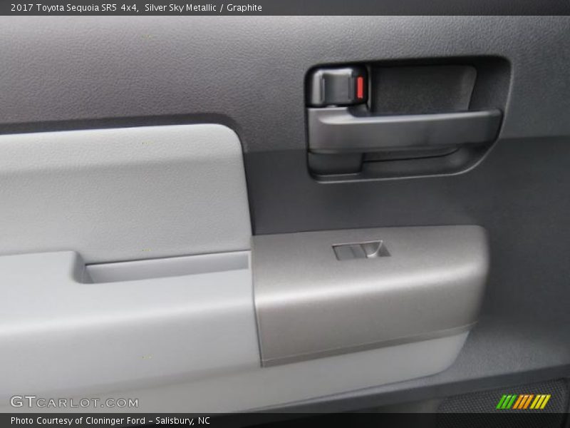 Silver Sky Metallic / Graphite 2017 Toyota Sequoia SR5 4x4