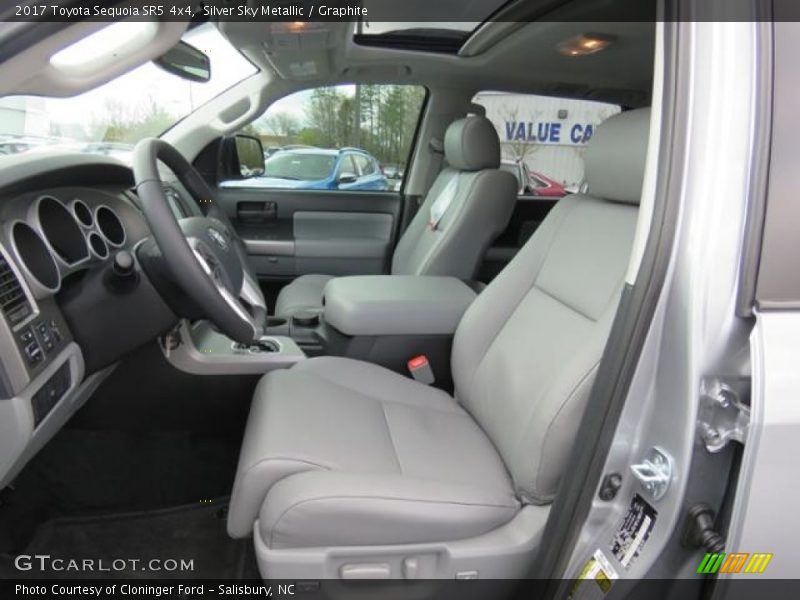 Front Seat of 2017 Sequoia SR5 4x4