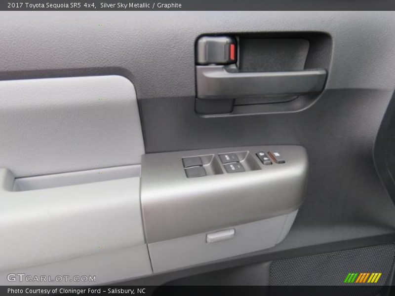 Silver Sky Metallic / Graphite 2017 Toyota Sequoia SR5 4x4