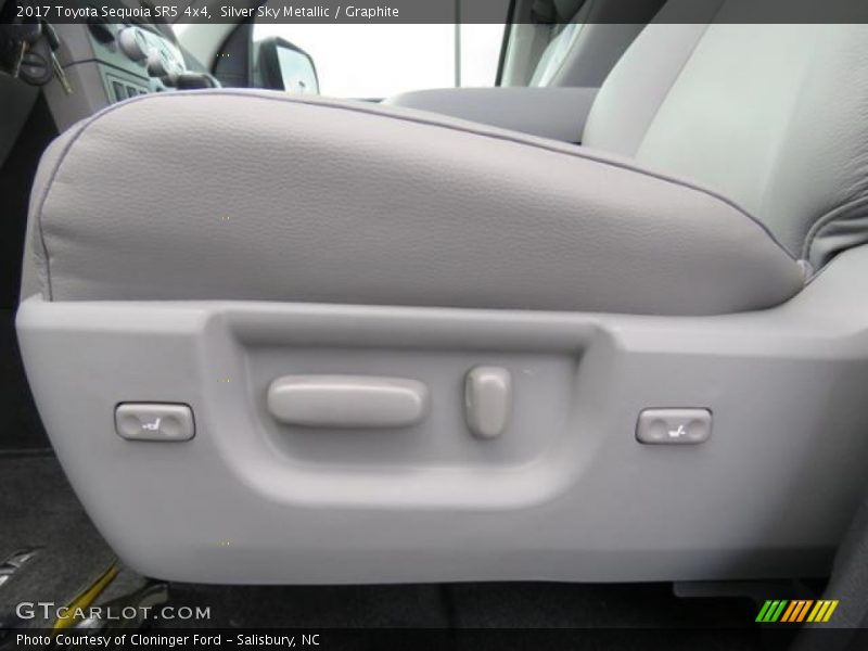 Silver Sky Metallic / Graphite 2017 Toyota Sequoia SR5 4x4