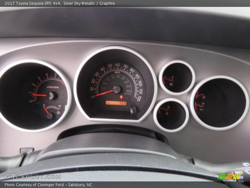 Silver Sky Metallic / Graphite 2017 Toyota Sequoia SR5 4x4