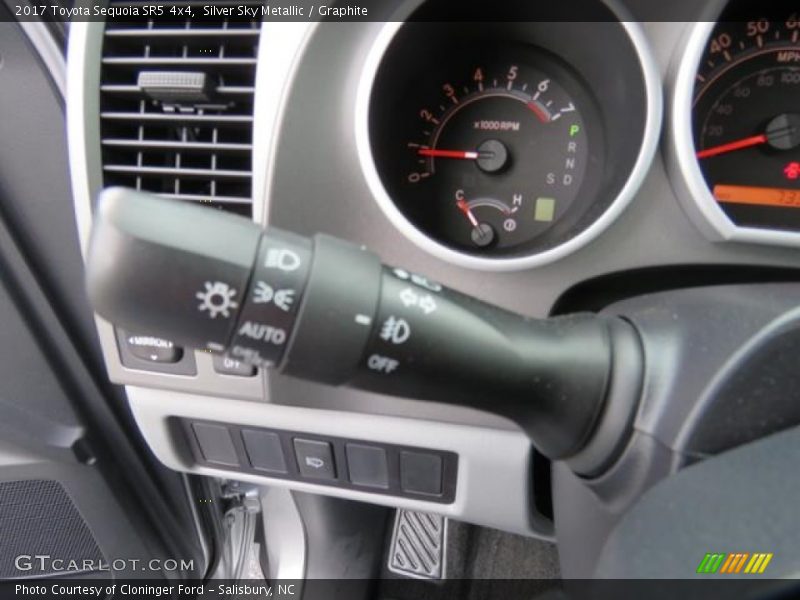 Silver Sky Metallic / Graphite 2017 Toyota Sequoia SR5 4x4