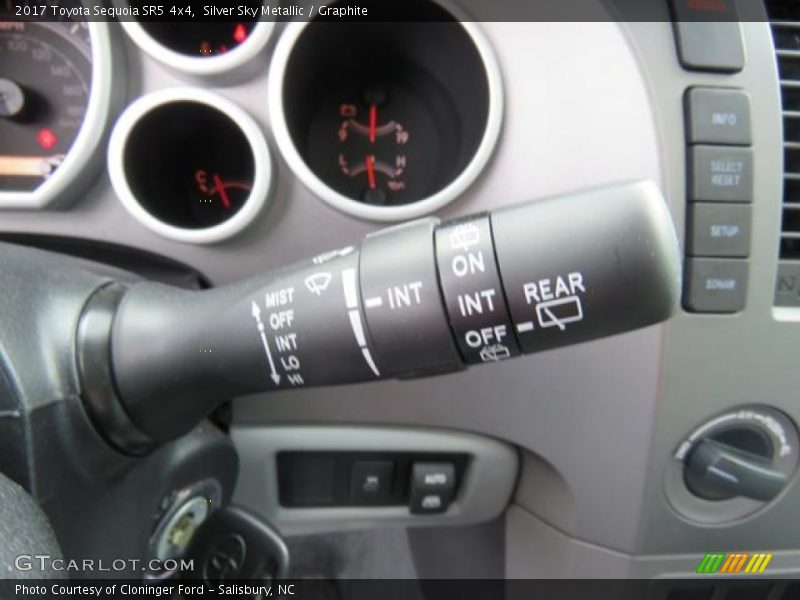 Silver Sky Metallic / Graphite 2017 Toyota Sequoia SR5 4x4